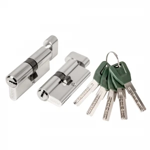 Цилиндровый механизм (A202/120) A2002Knob120(55+10+55) с вертушкой SN никель