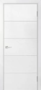 Межкомнатная дверь Смальта-Лайн 03u Белый ral 9003
