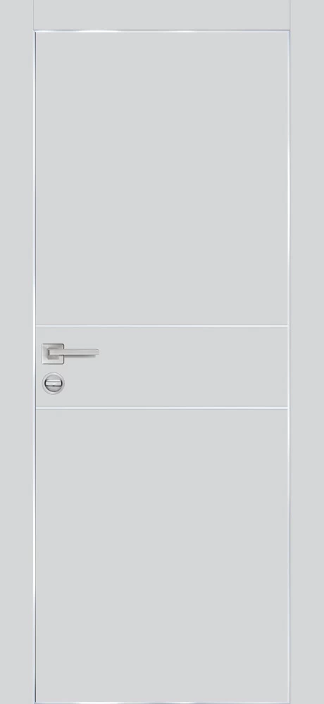 Фото Межкомнатная дверь PX-15  AL кромка с 4-х ст. Сапфир матовый