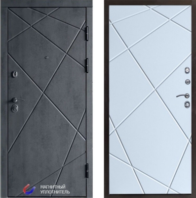 Дверь Термо Доор ЛУЧИ БЕТОН(Квартира)