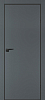 Межкомнатная дверь P-1 кромка ABS черная c 4-х ст. Графит матовый